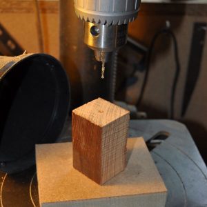 drilling holes for tails