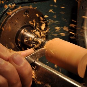 cutting in with parting tool