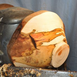 making a bowl rough-out