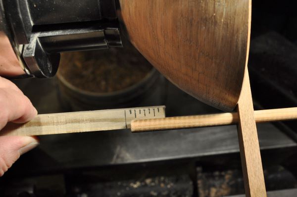 Improved bowl depth gauge