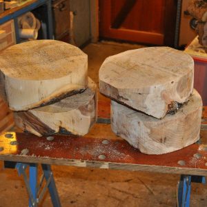 applewood and yew bowl blanks