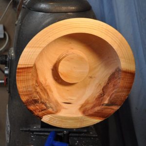 applewood bowl part turned