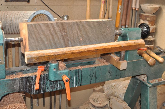 homemade long tool rest